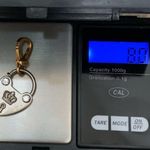 Juicy Couture Retired RARE 2-tone “LOVE ME” Lock Collectible Bracelet Charm Photo 10