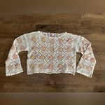 Pink Lily  Crochet Sweater Photo 2