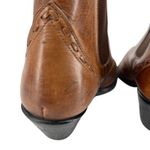 Durango  Leather Ankle Boots 7.5 Brown Western Cowboy Slip On Everyday Wear Photo 8