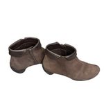 Ecco Brown Leather Ankle Booties EU 40 / US 9.5 – Soft Nubuck Comfort Walk Shoes Photo 4