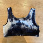 Brave Soul  London Navy Blue Tie Dye Square Neck Crop Top Size S Photo 1