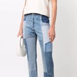 Gap  1969 Girlfriend Patch Drift Jeans In Light Indigo Photo 12