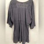 Dotti, bathing suit cover up, see‎ thru black lace, draw string waist, sz 2X Photo 4