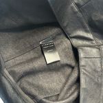 LIONESS Princess Polly  Size M Rizzo Faux Leather Mini Skirt Black High Slit Club Photo 5