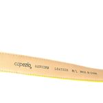 Capezio  Crackled Leather Belt‎ Size M L metallic Gold Distressed Adjustable Photo 5
