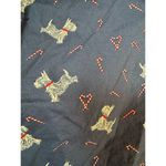 Talbots  CLASSIC COTTON SHIRT - SWEET DOG, Scottie dogs & candy canes size medium Photo 9