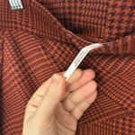 Free People  Women’s Medium Orange Patterned Mini Skirt Photo 2