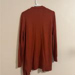 Matty M Women's Burnt Orange Cardigan Sweater Brown Size M Photo 2