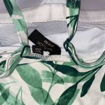 None Green tropical one piece swimsuit padded Photo 5