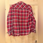 Jachs Girlfriend  Red Plaid Button-Up Shirt Photo 1