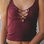 Urban Outfitters Lace Up Crop Top  Photo 0