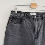Abercrombie & Fitch Abercrombie Dark Grey The Loose High Rise Women’s Jeans Relaxed Fit Size 32/12 Photo 6
