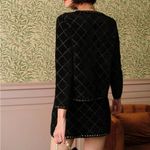 Rihoas Argyle Cardigan And Mini Skirt Set Black Size M Photo 5
