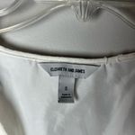 Elizabeth and James  White Floral Peplum Top Pirate Prairiecore Boho Size S Photo 2