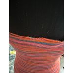 Scoop Micro Stripe Midi Dress Pink Photo 4