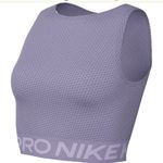 Nike NWT  Pro Mesh Tank Top Small In Color  Daybreak/White - FN7387 509 Photo 6