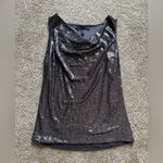 White House | Black Market  Sequin Cowl Neck Top Medium Photo 2