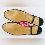 Gucci Princetown Horsebit Logo Print Pink Fabric Flat Loafer Mules Size EU 40.5 Photo 6
