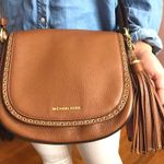 Michael Kors Brown Leather Crossbody Photo 0