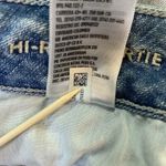 American Eagle Outfitters AE Hi Rise Shortie Cutoff Jean Shorts 6 Rose Appliqué Photo 7