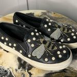 Steve Madden Leather Bumblebee Pearl Polly Sneaker Photo 0