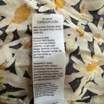 Topshop  Dress Womens 4 Petite Yellow Black Daisy Print Grandad Shirt‎ Dress Boho Photo 8