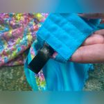 Rainbow floral lace bra top slip nightie, size 1X Photo 6