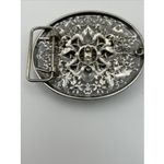Vintage Filigree Rhinestone Belt Buckle Photo 2