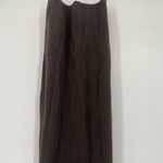 Aritzia Wilfred Brown Soft Tank Slip Midi Dress Scoop Neck Back Size Medium Photo 6