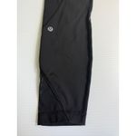 Lululemon ‎ Black High Rise Workout Leggings Cropped Zipper Pockets 6 Photo 7
