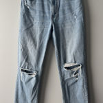 Abercrombie & Fitch Abercrombie &‎ Fitch The Mom High Rise Curve Love Distressed Jeans Size 26/2 Photo 0