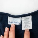 Bobbie Brooks Vintage Navy Blue Button Tee Shirt Womens XLarge Size XL Photo 10