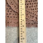 Vintage Y2K Heather B Crochet Knit Vest Large Mauve Pink Cotton Romantic Country Photo 9