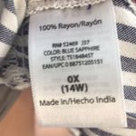 Top or dress off the shoulder or up bell sleeves and cute drop ruffle hem Size 14W Photo 5