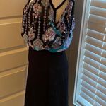 Nicole Miller Nicole || Black print dress Photo 2