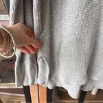 Aerie  offline waffle knit henley long sleeve tee top sweater wow oversized shirt Photo 3