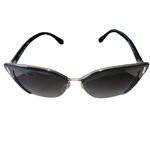 Prada Brown & Pale Gold Gradient Cat Eye Sunglasses SPR56T Photo 7