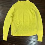 Current/Elliott Vibrant Yellow Women's Mock Neck Sweater size 2 Photo 2