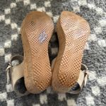 Eddie Bauer Shoes Womens Size 6.5 Taupe Cork Wedge Sandals Ankle Strap 8140-875 Photo 5