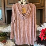 Chance or Fate Oversized So Soft Hoodie Sweater Heather Violet Maroon Purple New Womens XS Photo 4