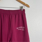 Mayfair Athletic Club Sweatpants Burgundy Wine Size Medium/Large Purple Photo 1