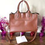 London Fog Brown Top Handle / Crossbody Photo 1