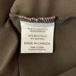 Title Nine  Brown Crossover V Neck 3/4 Sleeve Top Small Faux Wrap Casual Layering Photo 6