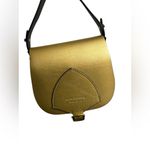 Burberry Metallic Gold Leather Shoulder Crossbody Bag Photo 2
