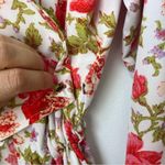 Something Navy  Red Poppy Gina Floral Coverup Size xxs Photo 10