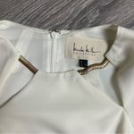 Nicole Miller ivory Keyhole cutout dress size 8 NWT 0128 Photo 3