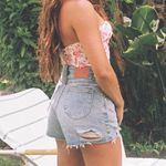 Princess Polly  Distressed Jean Shorts Photo 2