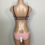 PilyQ New. blush/pink, brown, mint bikini. D-cup top/ S-bottom. Normally $168 Photo 4
