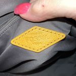 Fossil  Yellow Leather Satchel with Unbranded Guitar Strap Photo 8