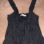 Impeccable Pig Black Striped Tie Tank Photo 0